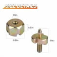thumbnail image 2 of 2Pcs HC1B Pivot Pin Set Replacement Parts for Malco 1ELG5 1ELH8 HC1 and HC2 Sheet Metal Hole Cutters, Hole Cutter Pivot Pin Tool, 2 of 7