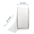 thumbnail image 2 of Cinta decorativa CT CRAFT LLC, 6,4 cm x 18,3 m, con purpurina blanca, 2 of 6