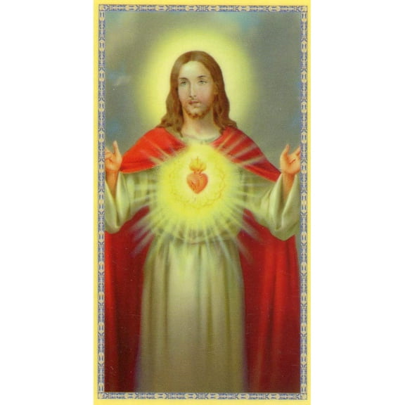 The Morning Offering N holy card - laminated - Pack of 25