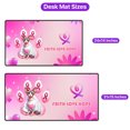 thumbnail image 5 of Faith Love Hope Sphynx Breast Cancer Awareness Survivor Desk Mat Full Keyboard Mouse Pad Cat Lover Kitten Owner Gifts Idea Large Mousepad - 02017, 5 of 5