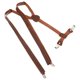 thumbnail image 1 of HAMPPLIES Para En Y Unisex Con Material PU Y Clips Seguros Marrón, 1 of 7