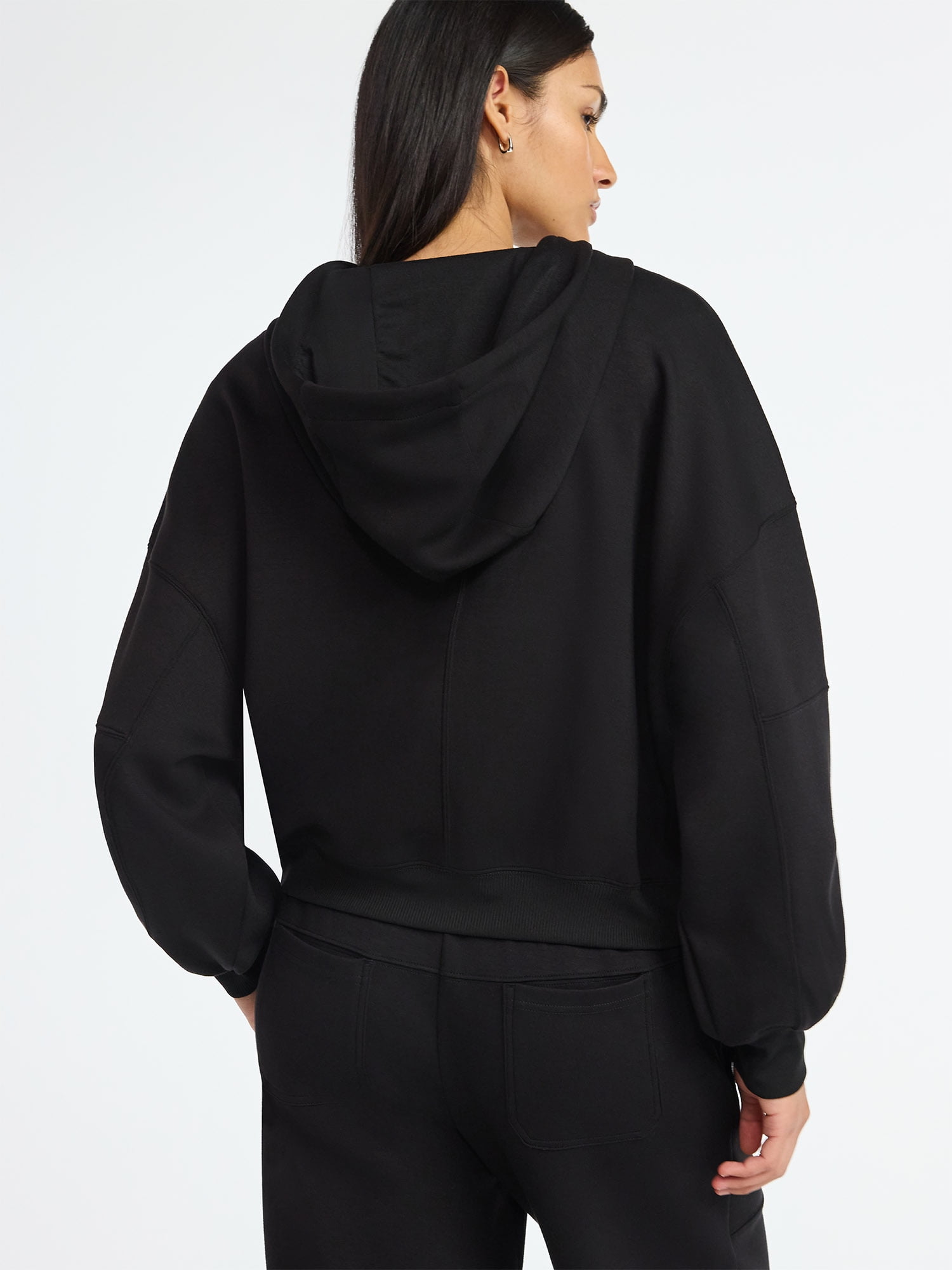 Scoop Women's and Women's Plus New Scubaknit Barrel Hoodie, Sizes XS-4X