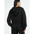 thumbnail image 3 of Scoop Women's and Women's Plus New Scubaknit Barrel Hoodie, Sizes XS-4X, 3 of 5