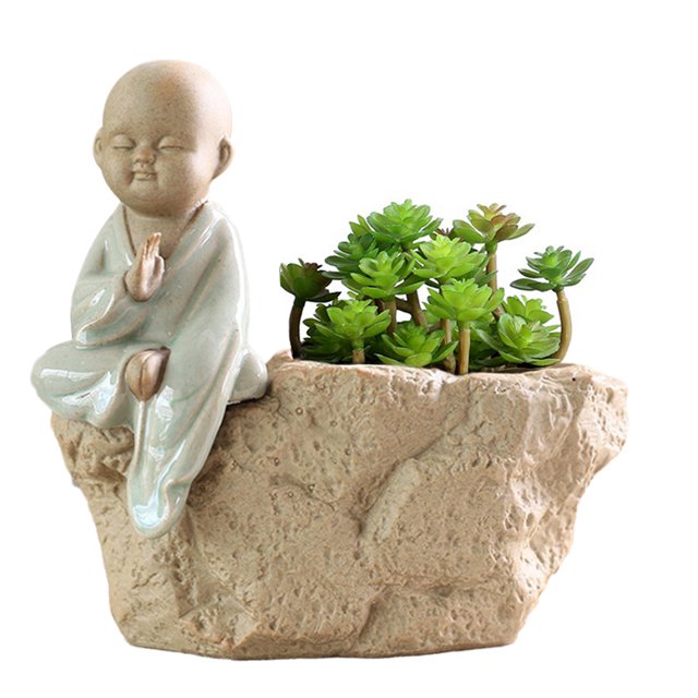 Succulent Pot Creative Cartoon Ceramic Flower Pot Gardening Pot for Home Office