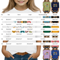 thumbnail image 2 of UACY Kids Third Grade Colorful Letter T Shirt Boys Girls 3 4 Sleeve Crew Neck Casual Back to School Tee (White, 3-4 Years), 2 of 3