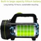 thumbnail image 3 of Powerful mAh USB Rechargeable LED Flashlight with Side Light, Waterproof Flashlight for Emergency Hiking, Camping Hunting (with Side Light), 3 of 5
