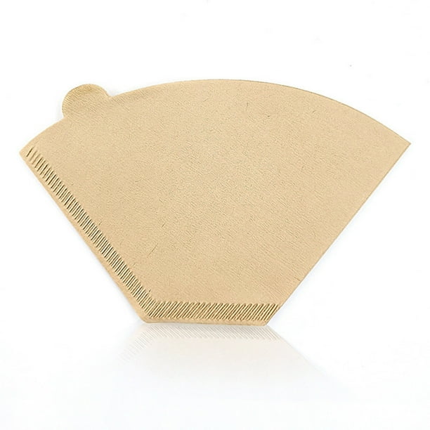 Filtro de café cónico optimizado, filtro de abanico engrosado, papel de filtro de café, fabricación de pulpa de madera, bolsa de filtro de café americano/manual/a máquina