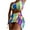 Multicolor, variant on Jacenvly 2024 Plus Size Bikini Swimsuits for Women Skin-Friendly Women's Fashion Comfortable Loose Sleeveless Swimsuit Top Blouse Casual Multicolor Cozy Summer Beach Dresses Multicolor
