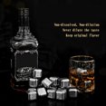 thumbnail image 3 of 36 piezas de cubitos de hielo reutilizables de acero inoxidable - Piedras de whisky para bebidas, alta tecnología de enfriamiento, para whisky y bebidas, regalos para papá en el Día del Padre, 3 of 4