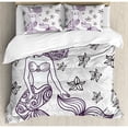thumbnail image 3 of Ambesonne Mermaid Duvet Cover Set, 3 of 3