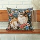 thumbnail image 4 of Funda de cojín decorativa con bordado de 45,7 x 45,7 cm | Suave y con pelusa corta para sofá, dormitorio, sala de estar, decoración del hogar, 4 of 5