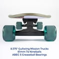 thumbnail image 3 of Sector 9 Jammer Rips Cruiser Planche à Roulettes Complète Taille 28.5 x 7.875 Po Assorti, Noir, 7.87, 3 of 6