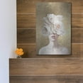 thumbnail image 5 of Luxe Metal Art 'Pink Flower Lady' by Svetlana Aleynikova Metal Wall Art, 12" x 16", 5 of 9