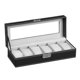thumbnail image 1 of Caja de reloj de cuero sintético de 2, 3, 6, 10, 12, 20 y 24 bits, caja de almacenamiento para relojes, 1 of 5