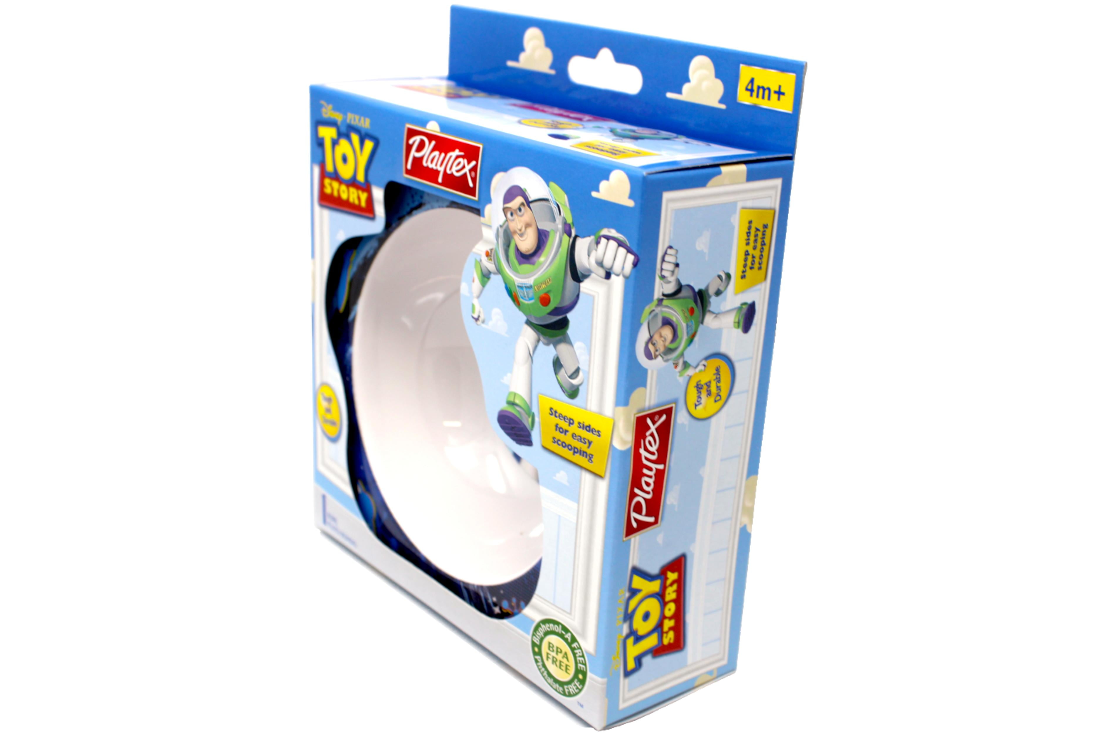 Playtex Toy Story Bowl,Steep sides for easy scooping, BPA Free, Designs May Vary