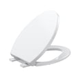 thumbnail image 4 of Asiento de Inodoro Alargado 19 Pulgadas con Tapa de Cierre Suave | Liberación Rápida, Fácil de Instalar y Limpiar, Color Blanco, 4 of 7
