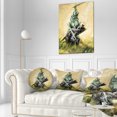 thumbnail image 3 of Designart The Duel - Modern Throw Pillow - 12x20, 3 of 5