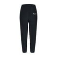 thumbnail image 3 of Flannel Pajama Pants Low Rise Lounge Pants with Cuffed Ankle, Soft Fleece Lined Sleepwear Bottoms for Women, Cozy Winter Loungewear Set Gifts for Her | Sopatenor,Black Free Size, 3 of 9