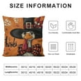 thumbnail image 5 of PHYHOO  Fall Thanksgiving Pillow Cover Turkey Give Thanks Decoration Autumn Farmhouse Seasonal Pillow Case Decor for Home Sofa Couch, 5 of 5