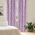 thumbnail image 2 of Ambesonne Unicorn Window Curtains, Polygonal Monochrome Layout, Each 28" W x 84" L, Lilac and Blue Violet, 2 of 4