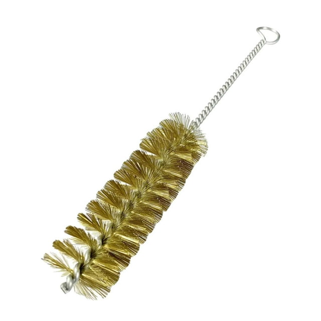 Cepillo de limpieza de tuberías de cobre, pequeño limpiador de óxido, mango largo, cerdas flexibles, alambre SG