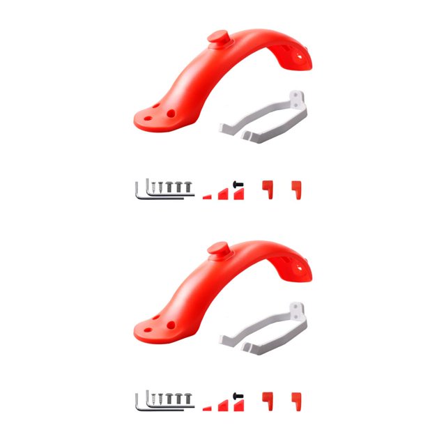 Sonducket Juego de guardabarros trasero impermeable para patinete, Kit de guardabarros trasero ABS, piezas de repuesto para Mijia M365/Pro Type1 NO1