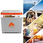 Ozark Trail 26 QT Ice Chest Cooler Hard Sided Portable Cooler, 32 Can Capacity 25L Grey