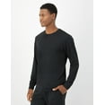 thumbnail image 2 of Hanes Moves Men's Long Sleeve Performance Tee Black XL, 2 of 10