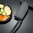 thumbnail image 3 of STAINLESS STEEL Wave French Fries Cutter Child Wave Knife Multifunctional Potato Cutter Wave French Fries Cutter Zigzag French Fries Cutter for Potatoes, Carrots, Waffles or, 3 of 5