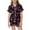 Black, variant on Luvoko Toddler Girls Bow Tie Printed Lapel Short Sleeve Top Comfortable Shorts Pajamas Set Cute Buttons Designed Comfortable Breathable Home Wear Baby Girl Thanksgiving Outfit 3-6 Months Spearmint