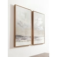 thumbnail image 4 of Kate and Laurel Mystic Two-Piece Framed Canvas Abstract Landscape Wall Art, 16 x 32, Brown, Soft Watercolor Art Set for Wall in Bedroom, Entryway, or Living Room Decor, 4 of 10