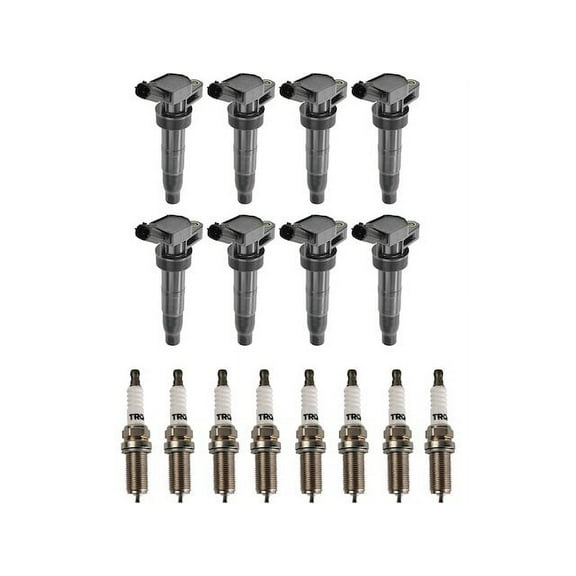 Ignition Coil and Spark Plug Kit 16 Piece - Compatible with 2011 Hyundai Equus