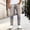 Coffee, variant on Mens Pants Streetwear Moto Stretch Fit Pants for Music Festival, Lightweight Pants with Pockets