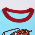 thumbnail image 5 of WOYY Toddler Boys Matching Pajamas Cartoon Car Print Long Sleeve Tops Pants Sleepwear Pj's, 5 of 8