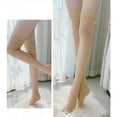 thumbnail image 5 of BONIXOOM Halloween Socks Semi-Opaque Thigh-High NylonTube Women'S Compression Socks Beige One Size, 5 of 9