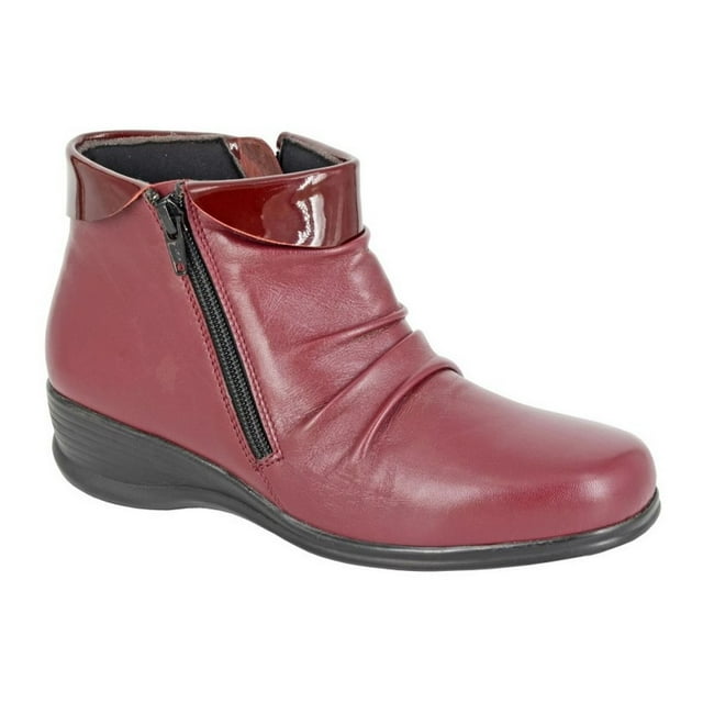 Mod Comfys Womens Softie Leather Ankle Boots