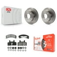 thumbnail image 1 of Transit Auto Front Disc Brake Rotors and Semi-Metallic Pads Kit for Car 1990-2002 Chevrolet Astro GMC Safari AWD K8S-100004, 1 of 11