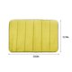 thumbnail image 3 of Pretxorve - Alfombrilla de baño de espuma viscoelástica absorbente de lujo, ligera, de secado rápido, antideslizante, color amarillo, 3 of 6