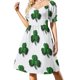thumbnail image 2 of Vestido de manga corta con la bandera de la República de Conch, Key West, Florida, EE. UU., vestidos de moda para mujer, vestido elegante, vestido de manga larga, 2 of 7