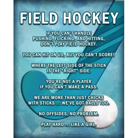 Unframed Field Hockey Player Stick 8