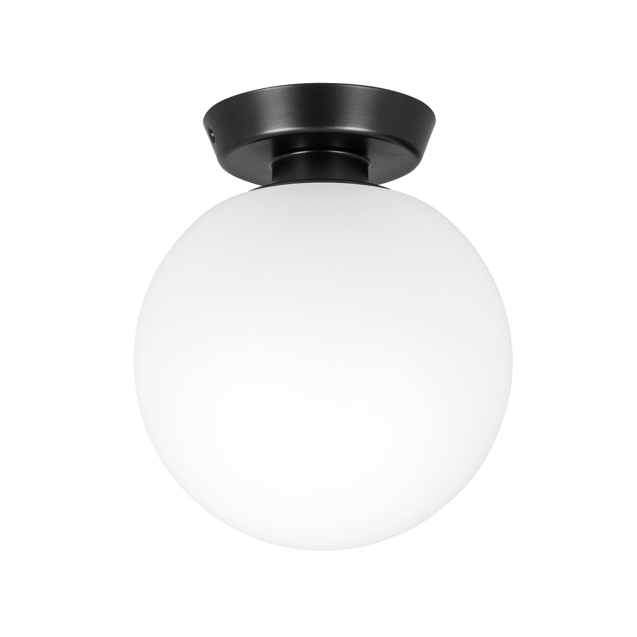 Mainstays 8 in Integrated LED Flush Mount Ceiling Light, Black photo 2