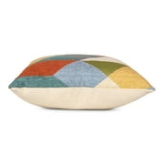 Mainstays Decorative Throw Pillow, Geo, Multi, 18 Square, 1 per Pack