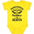 thumbnail image 3 of Inktastic Handpicked for Earth by My Pawpaw in Heaven with Angel Wings Boys or Girls Baby Bodysuit, 3 of 5