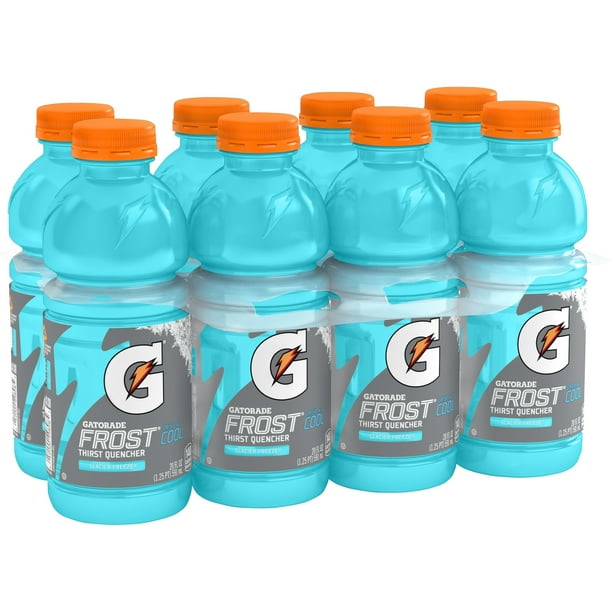 Gatorade Frost Glacier Freeze Thirst Quencher Sports Drink, 20 oz, 8