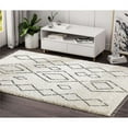 thumbnail image 2 of Abani Willow 7'9"W x 10' 2"D WIL130A Moroccan Diamond Print Ivory and Grey Rug, 2 of 7