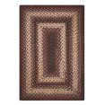 thumbnail image 6 of Homespice Montgomery Washable 5x8' Braided Rug for Living Room, Bedroom Rug and Dining Room, Indoor-Outdoor Patio Rug Pet Friendly. Decor Style- Farmhouse Rug, Primitive, Black and Burgundy Rug, 6 of 9