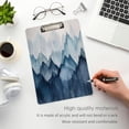 thumbnail image 4 of Acrylic Clipboards with Low Profile Clip, A4 Standard Size 9" x 12.5" File Holder for Writing Drawing, Clip Boards for Doctors Offices, Watercolor Landscape Gifts, 4 of 7