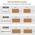 thumbnail image 2 of Pet Couch Cover for Dogs, Non-Slip Sofa Slipcover, Soft Fuzzy Washable Furniture Protector Mat for Pets (Brown, 28" x 59"), 2 of 8