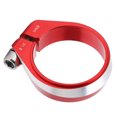 thumbnail image 4 of ENLEE Abrazadera para tija de sillín de bicicleta de 31,8 mm, aleación de aluminio, collar para tija de sillín de liberación rápida, color rojo, 4 of 10