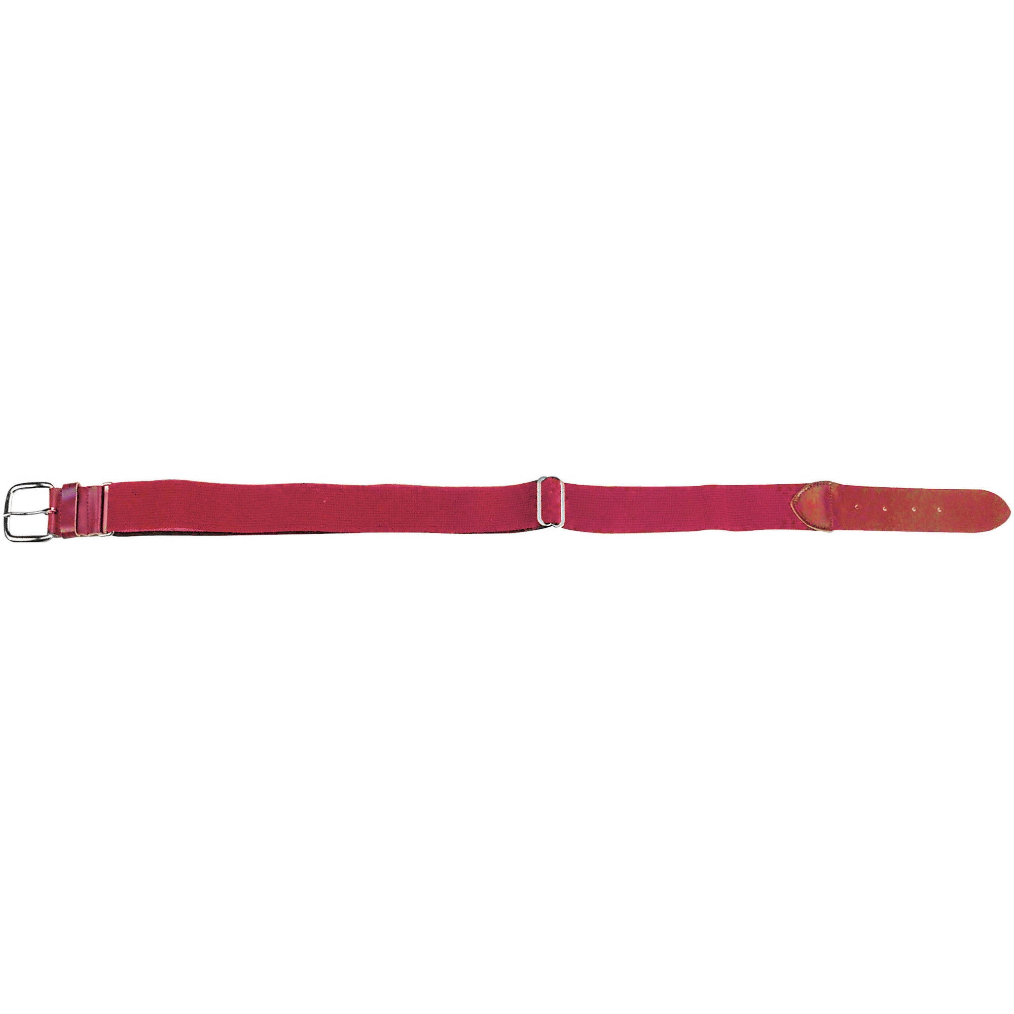 Baseball Uniform Belt, 11/2" Elastic Belt with 11/2" Buckle, Scarlet